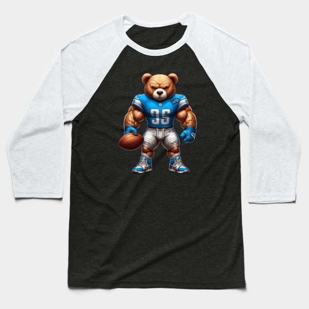 Detroit Lions Baseball T-Shirt by Americansports